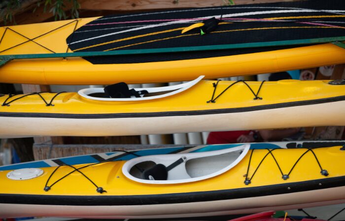 kayak stand up paddle board storage